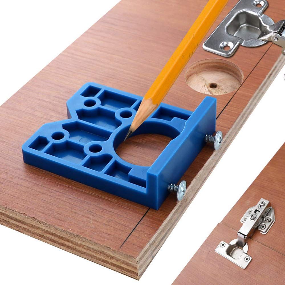 35mm Concealed Hinge Boring Jig Wood Furniture Door Cabinets Hinge view 2