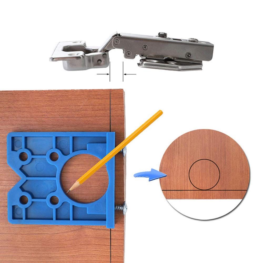 35mm Concealed Hinge Boring Jig Wood Furniture Door Cabinets Hinge view 4