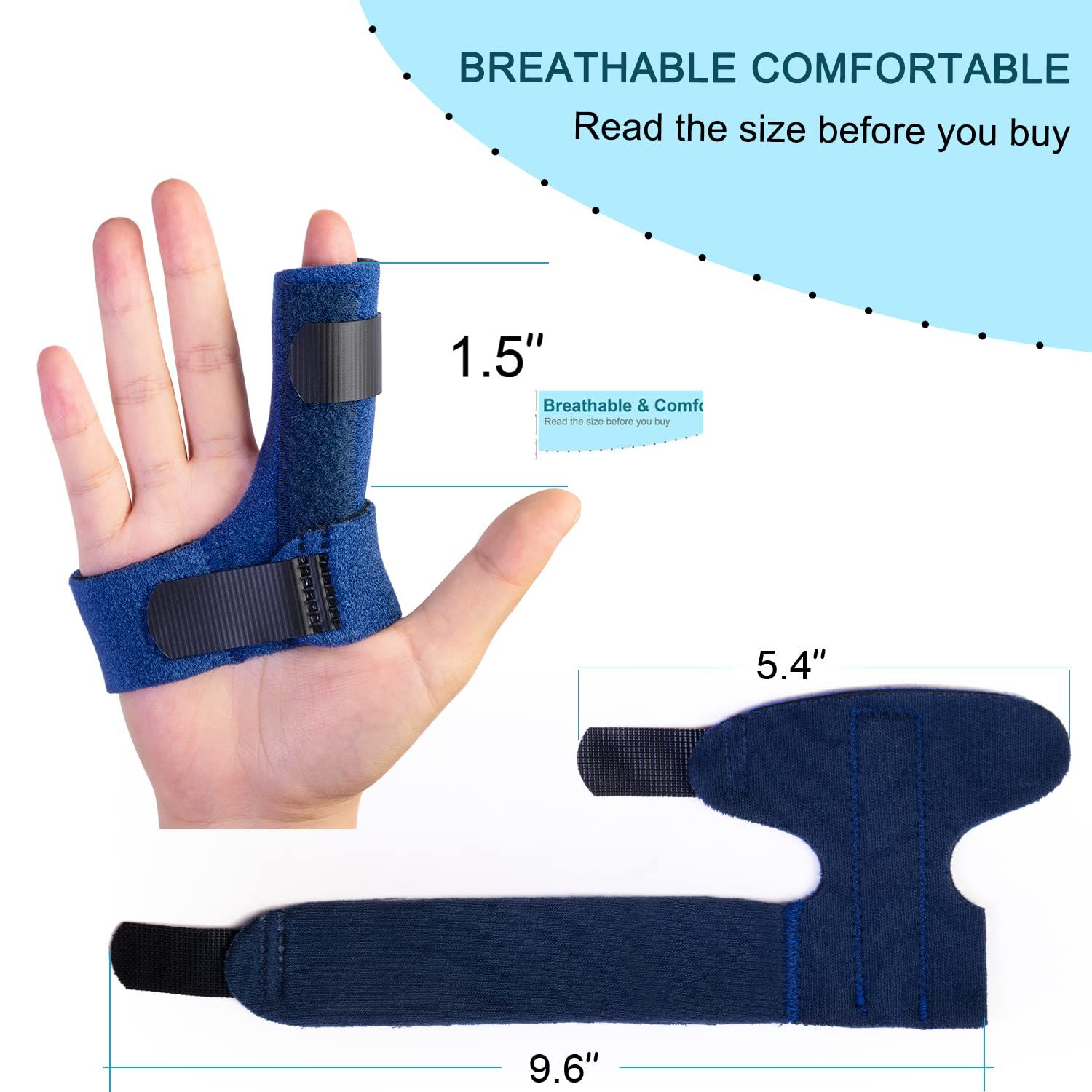 Finger Brace, Trigger Finger Splint for Index Middle Ring Pinky Finger view 5