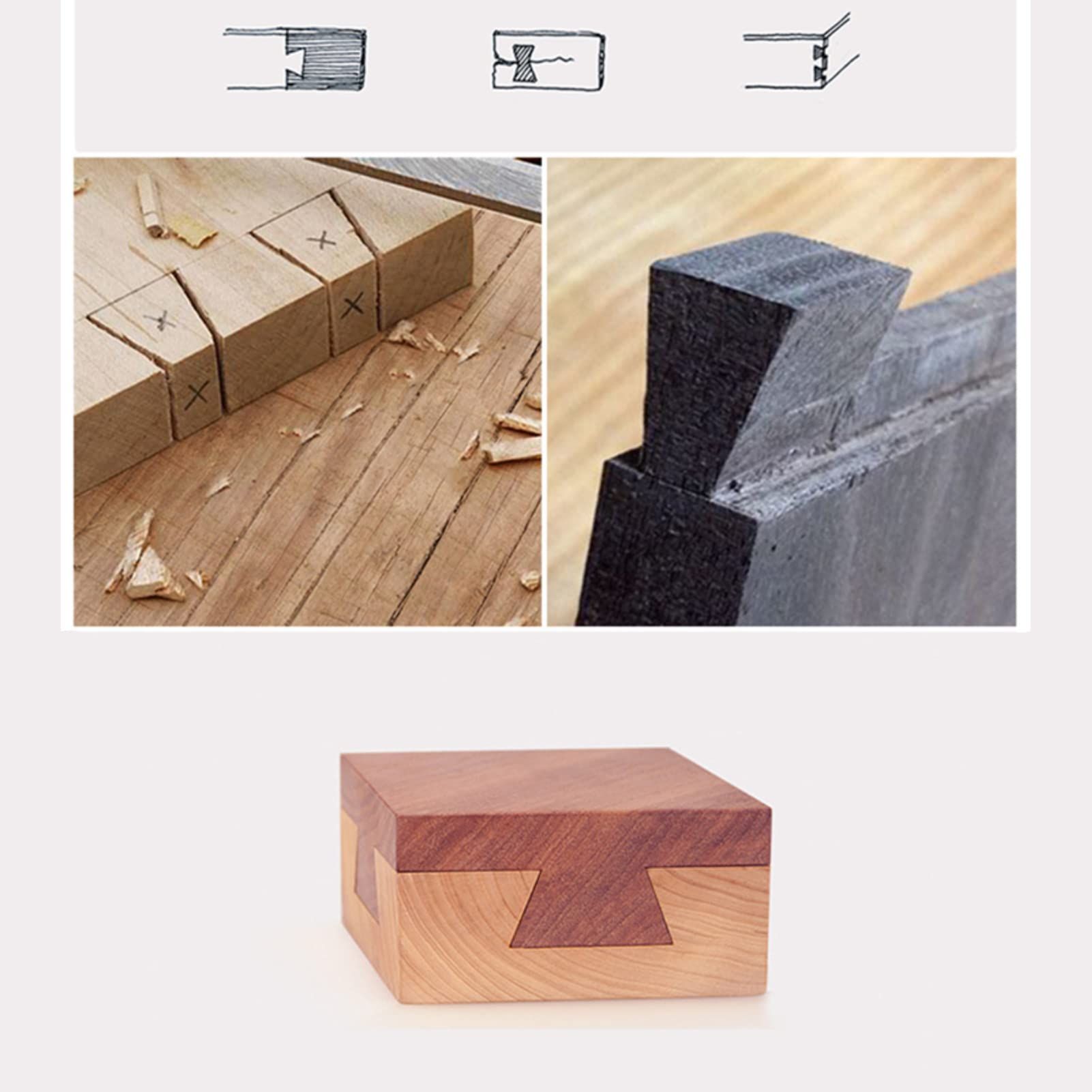 Dovetail Marker, Aluminum Alloy Dovetail Marking Jig, Woodworking Dovetail view 4