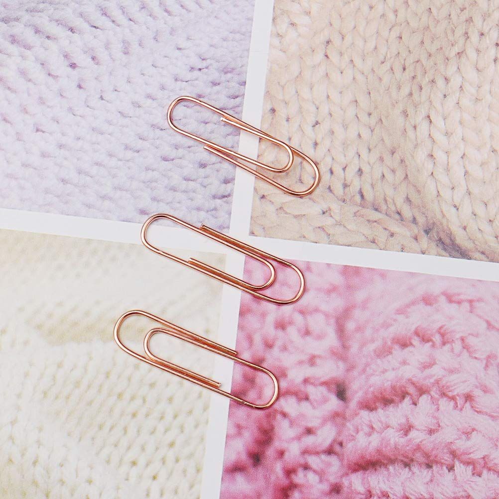 240 Pcs Rose Gold Paper Clips view 5