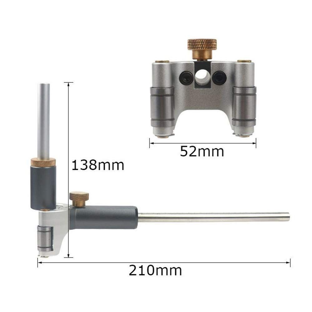 Woodworking Linear Arc Dual-purpose Scriber Ruler Parallel Line Drawing Tool view 2