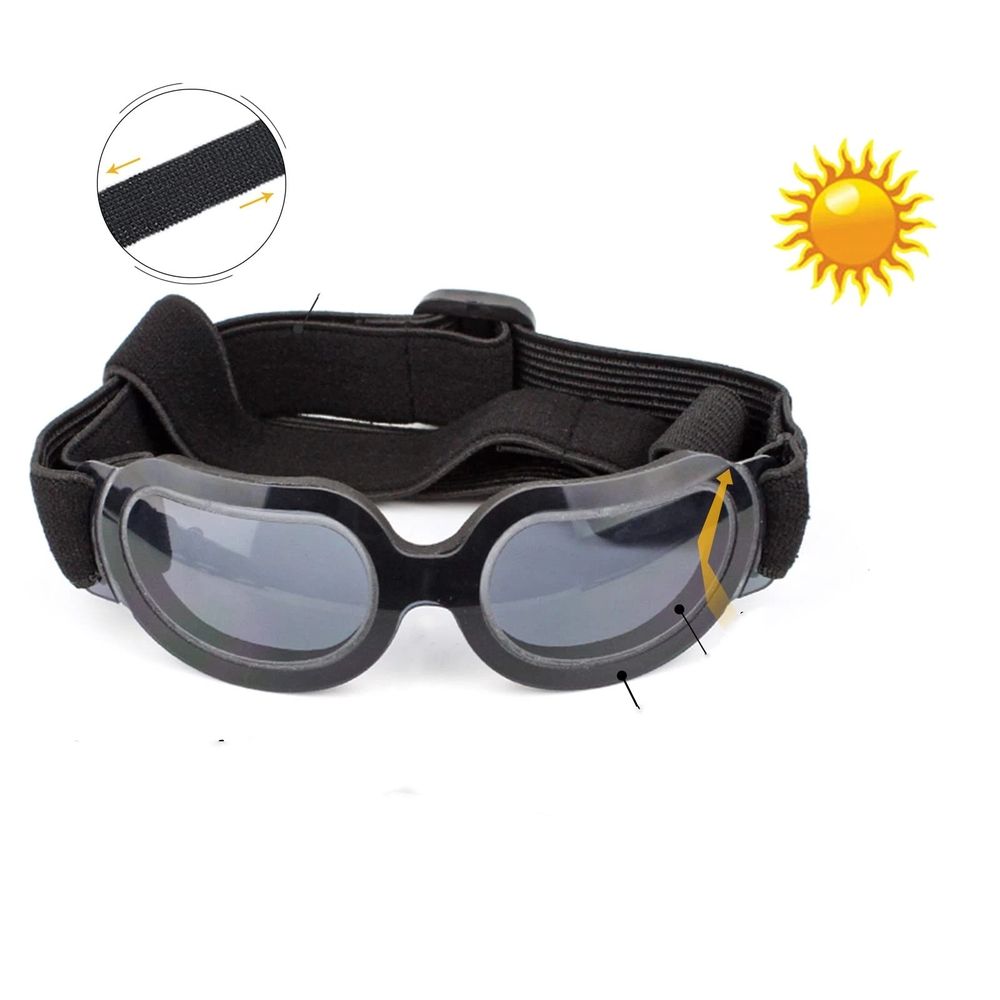 Dog Goggles Small Breed UV Lens Doggy Sunglasses for Small Dogs Eyes
