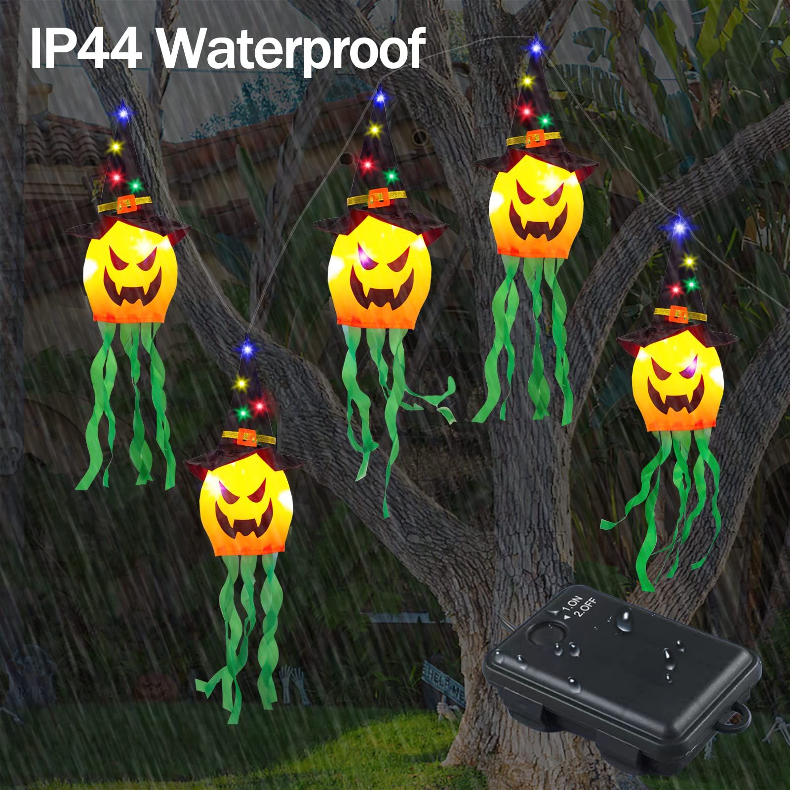 Halloween Decorations String Lights Outdoor Hanging view 3