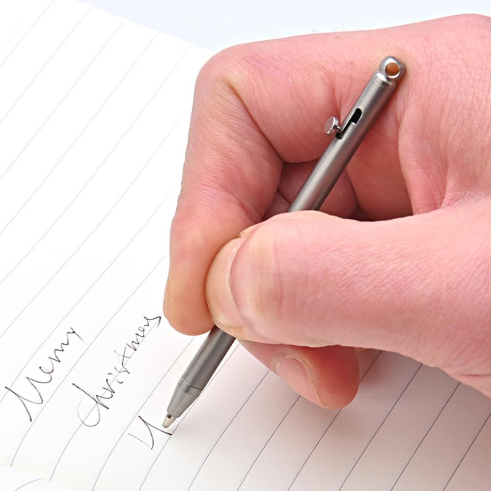 Mini Titanium Pen, Portable EDC Gadget Outdoor Equipment Personality Creative view 3