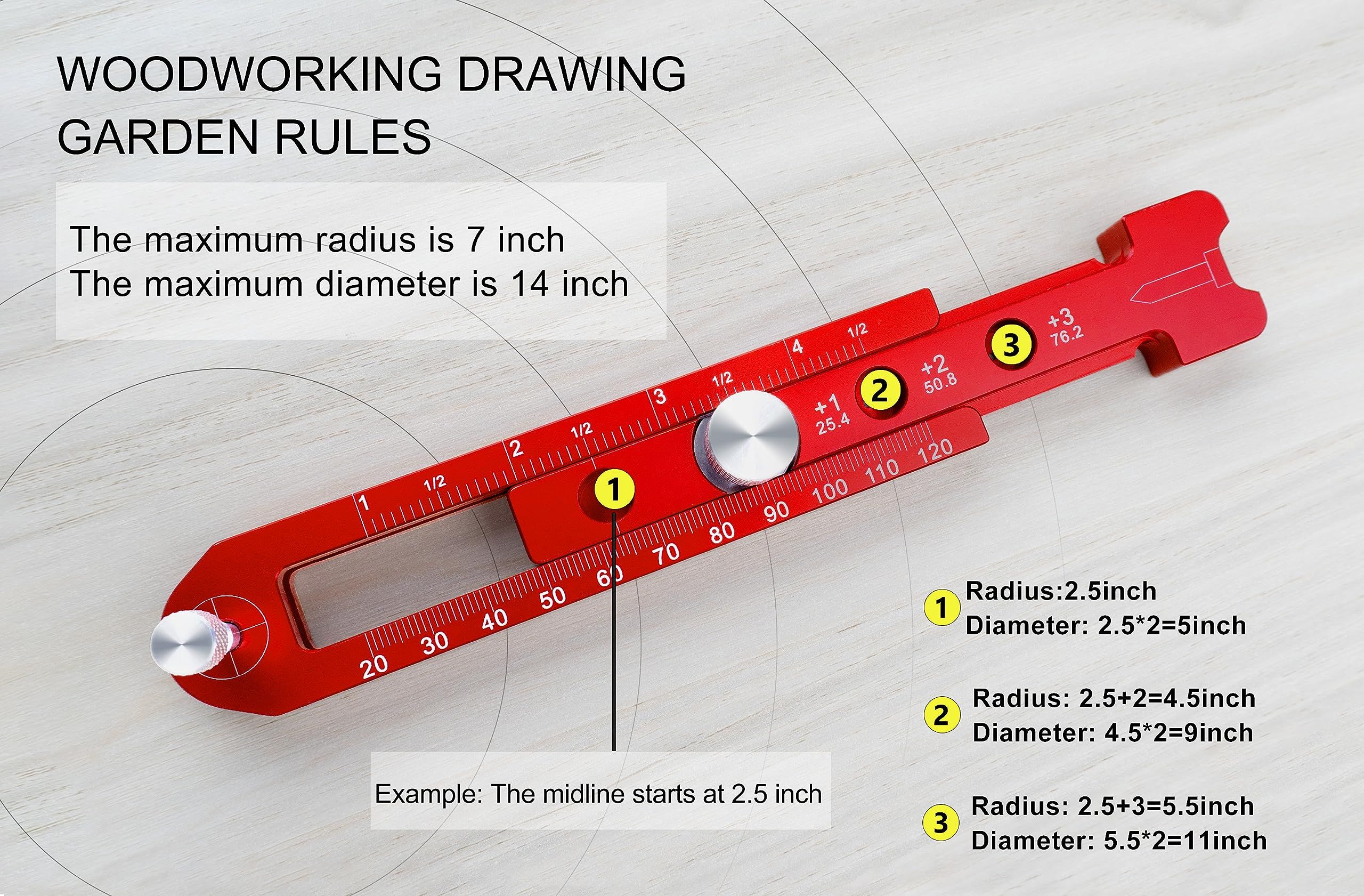 Woodworking Compass Scriber view 3