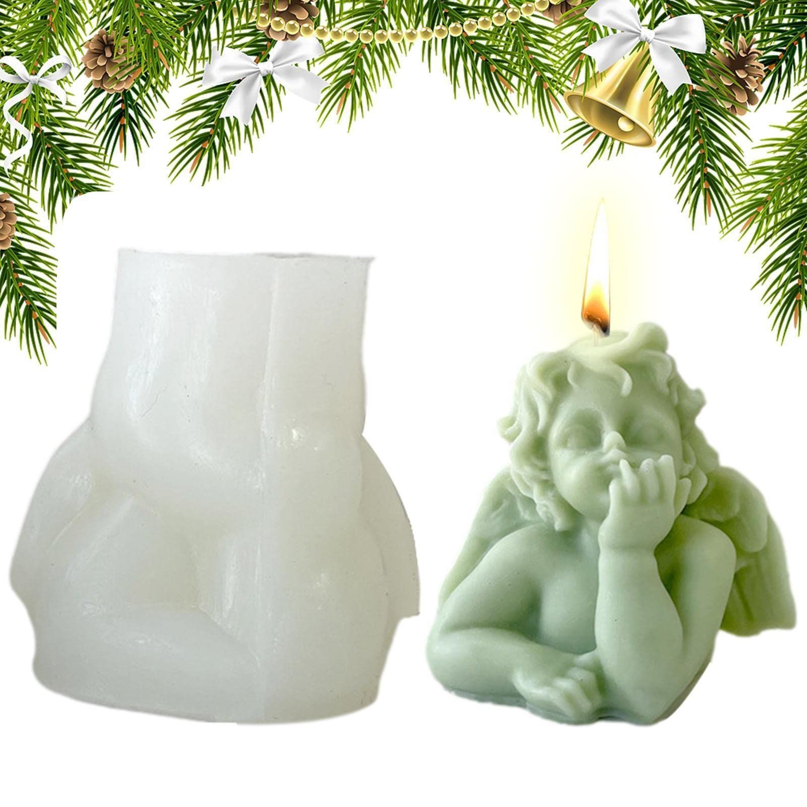 Silicone Angel Candle Mold view 4