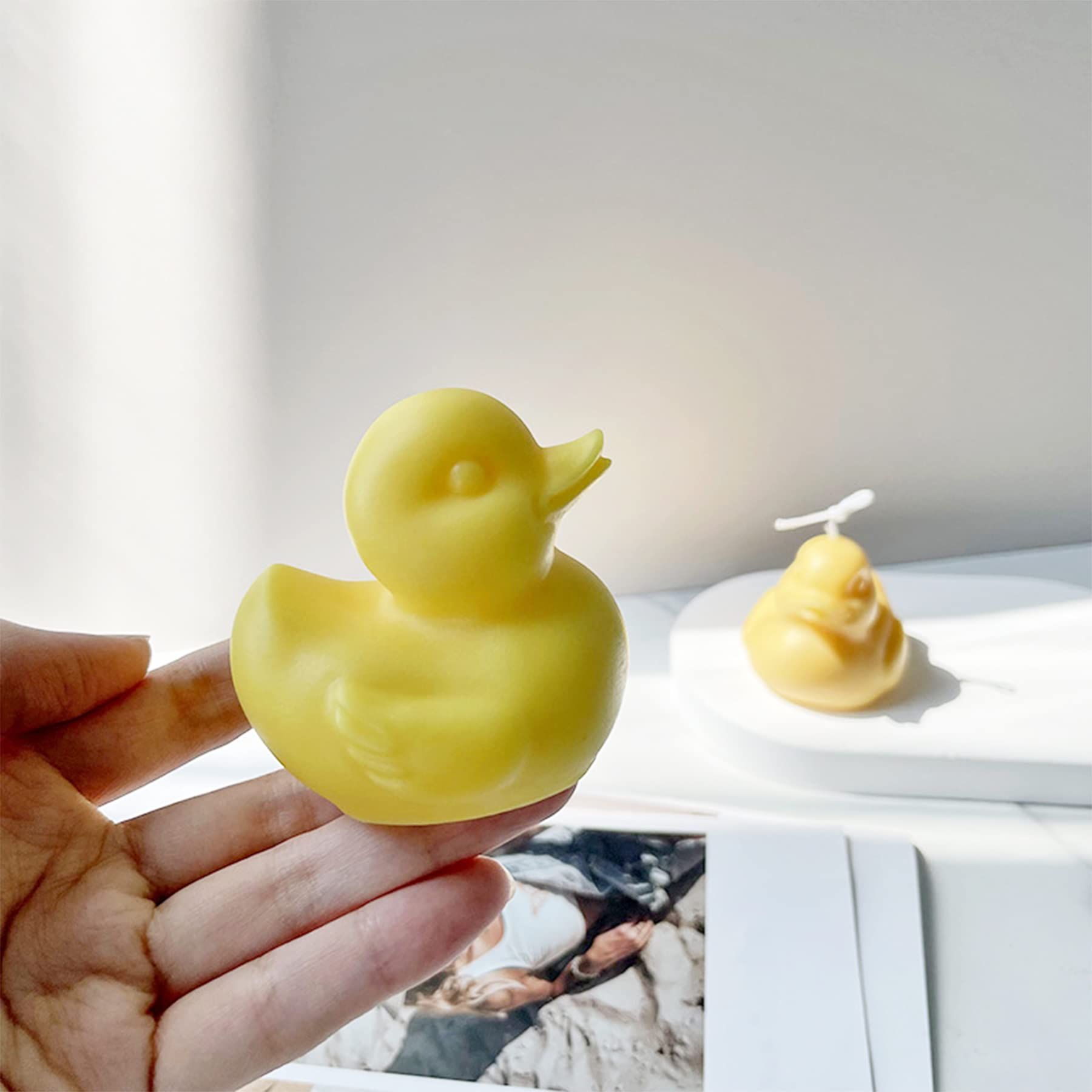 3D Duck Candle Silicone Molds Animal Resin Casting Mould for DIY Candle Making view 3