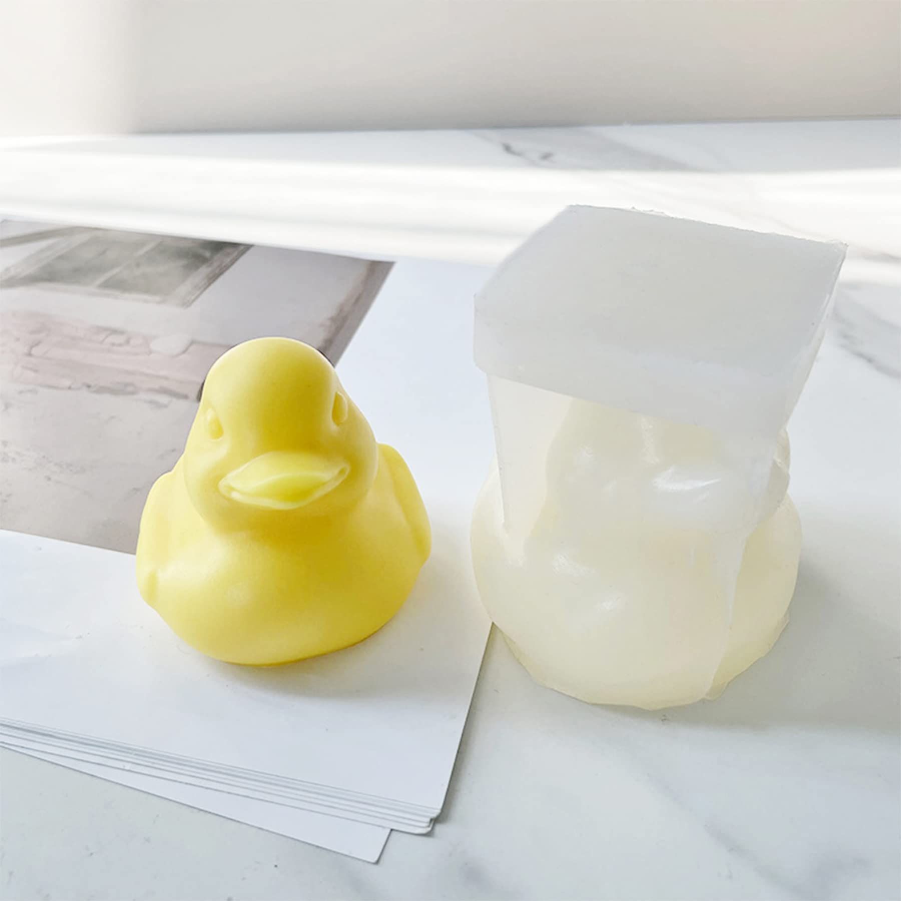 3D Duck Candle Silicone Molds Animal Resin Casting Mould for DIY Candle Making view 5