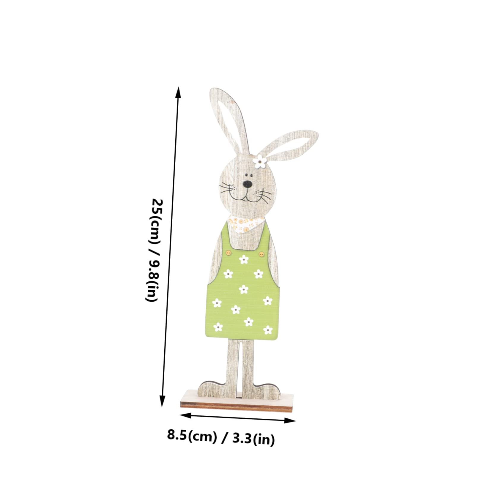 1 Pair Rabbit Ornament Rustic Home Decor Rustic Decorations Country Home Decor view 2