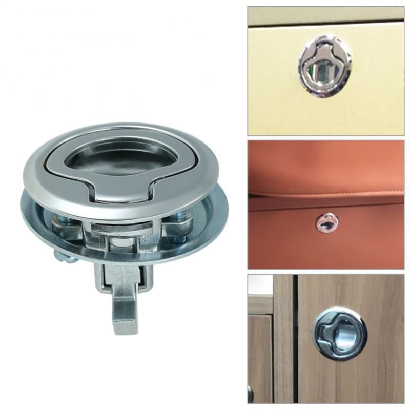 Made 2" Flush Pull Slam Latch Stainless Steel Round Pull Latch for RV Boat