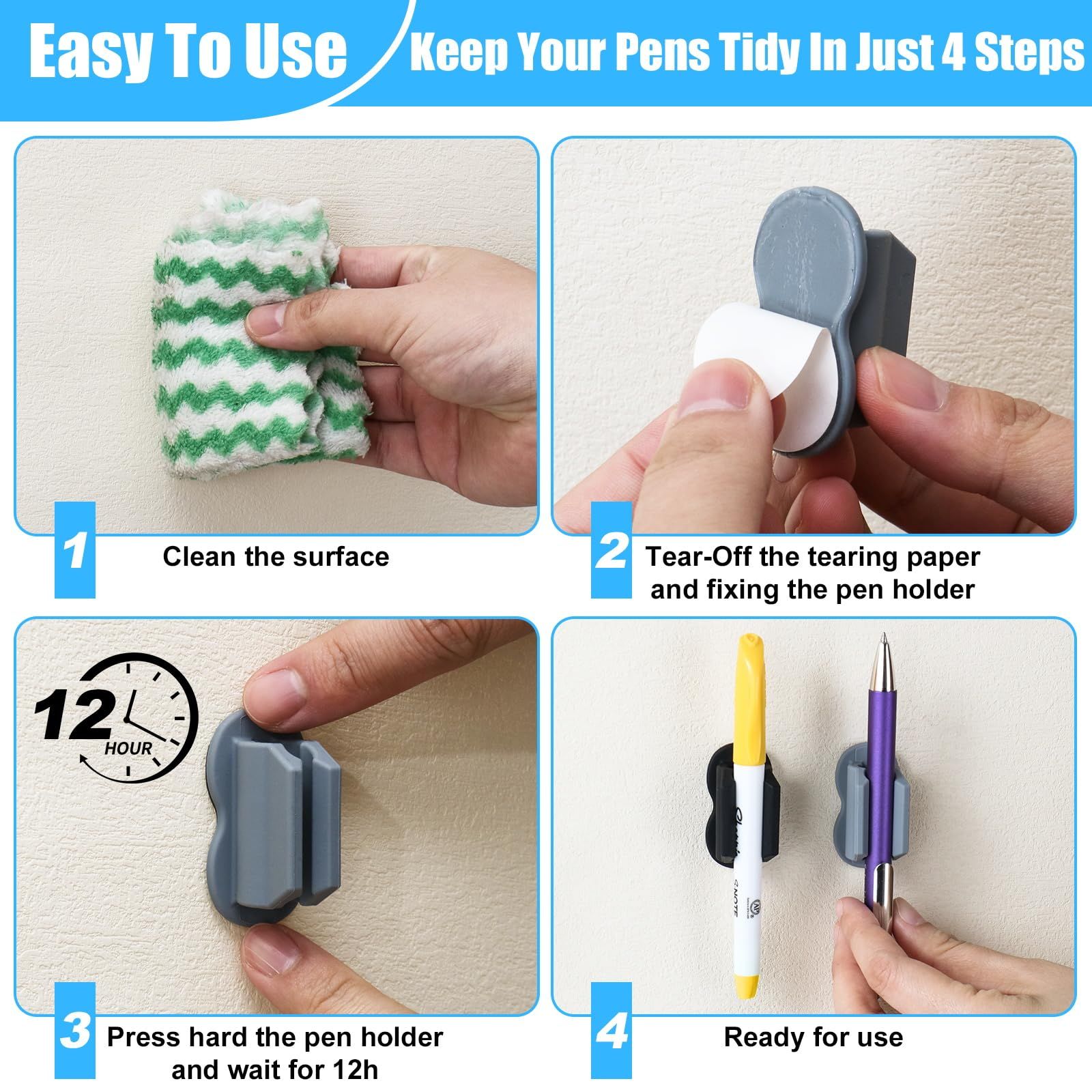 6 Pack Upgraded Pen Holder view 5