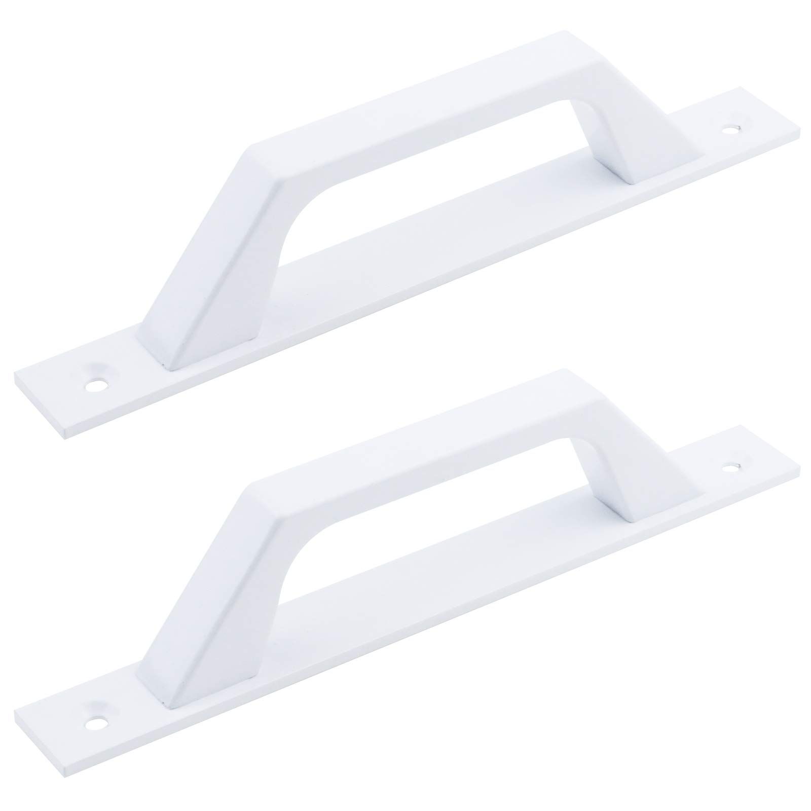 2pcs Barn Door Handle 175mm Hole Center Solid Steel Gate Handle Heavy Duty