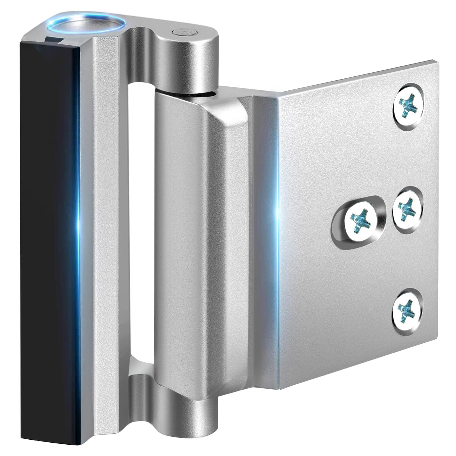 Home Security Door Reinforcement Lock - Safety Child Proof Door Locks with 8