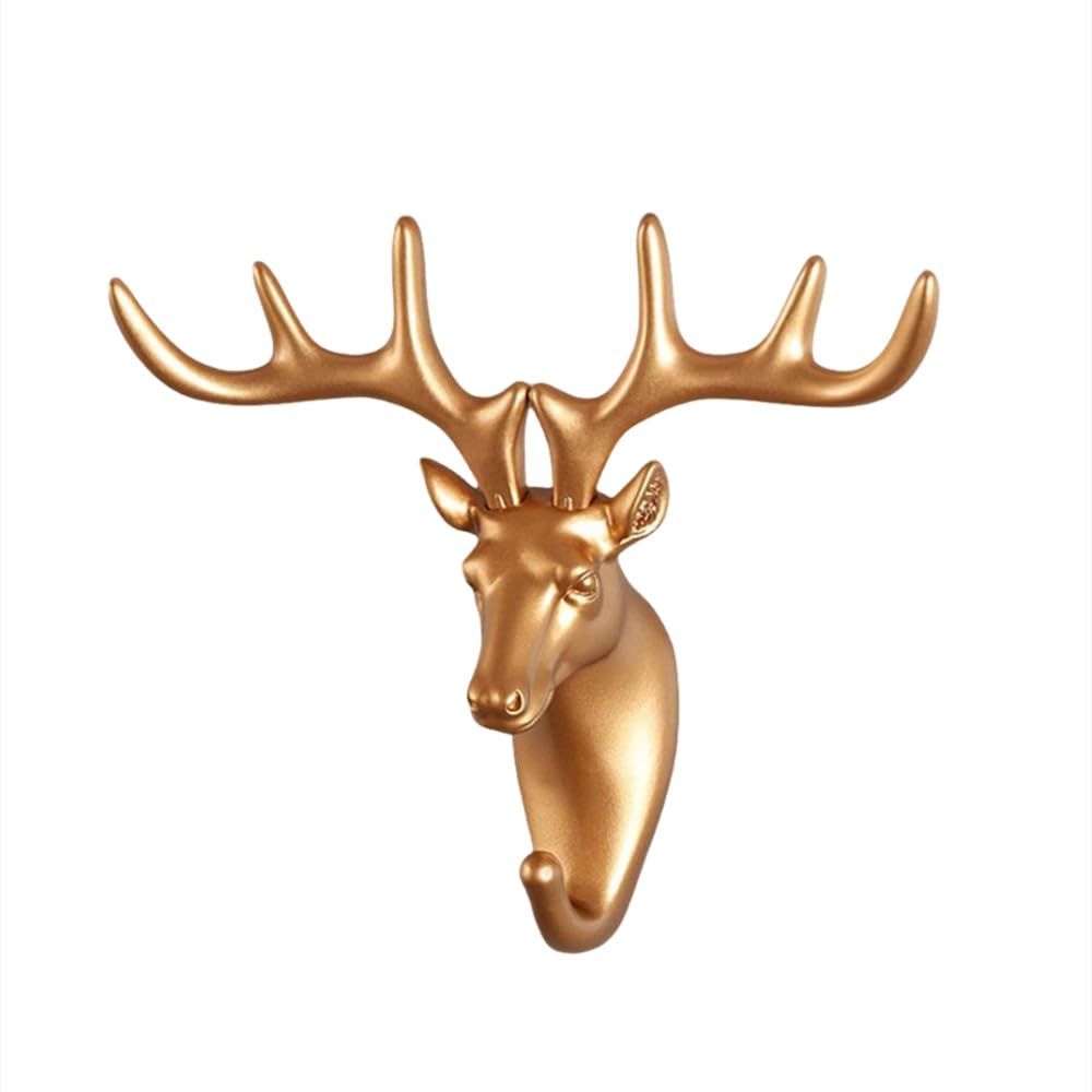 Animal Head Hook Vintage Deer Head Animal for Hanging Clothes Hat Scarf Key