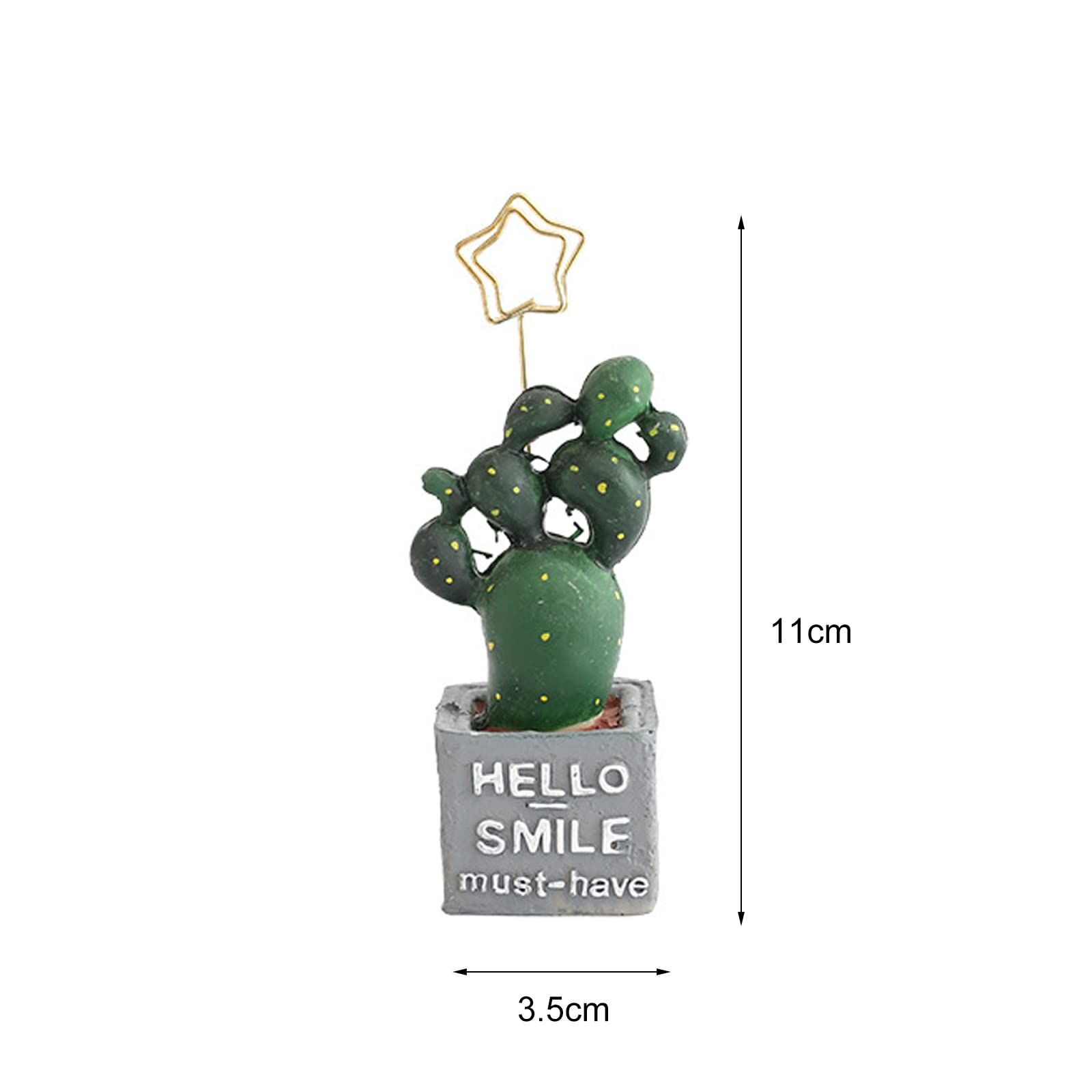 6 pcs Cute Flower Table Card Memo Holder Stand view 5