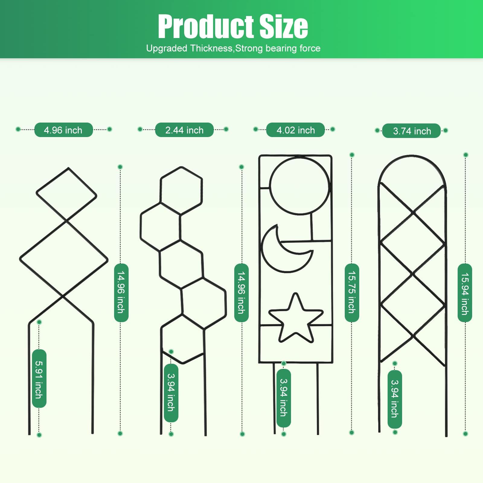 Plant Trellis for Climbing Plants Indoor view 3