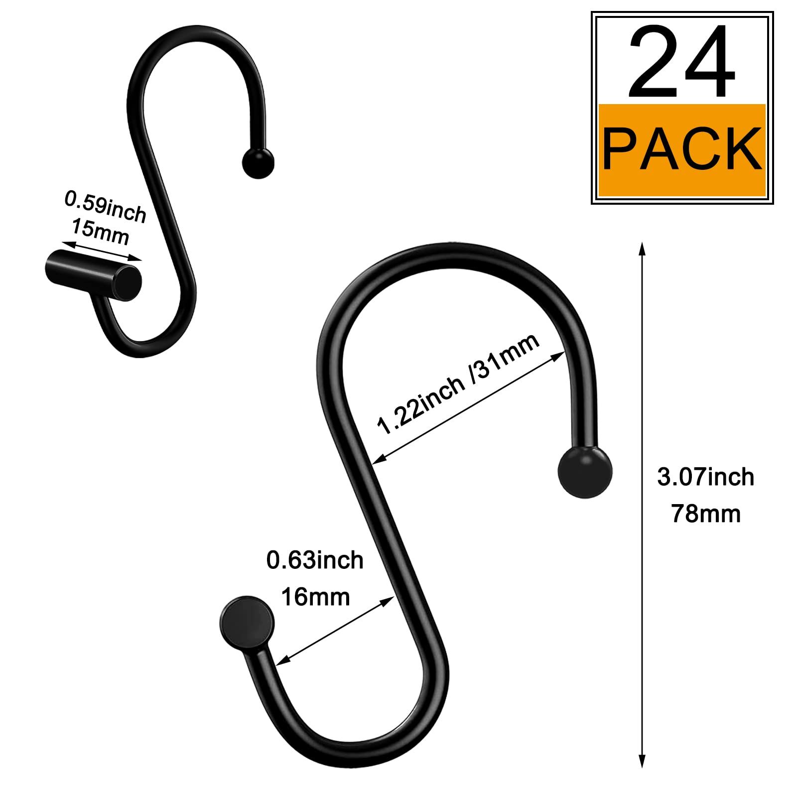 Shower Curtain Hooks Rings view 3