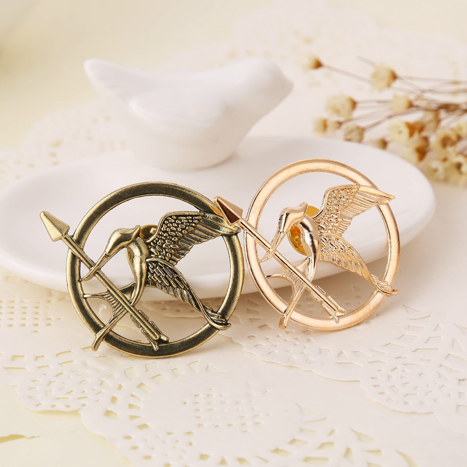 3 Pcs MockingBirds Brooch Set Personality Symbol Animal Birds Film Television view 3
