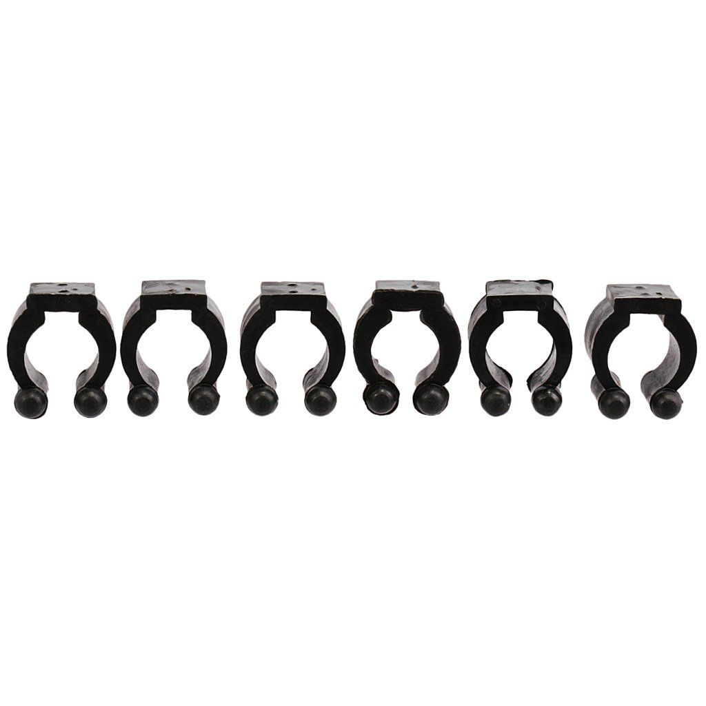 12Pcs/Lot Pool Cue Billiard Stick Rack Clips - Durable Plastic view 3