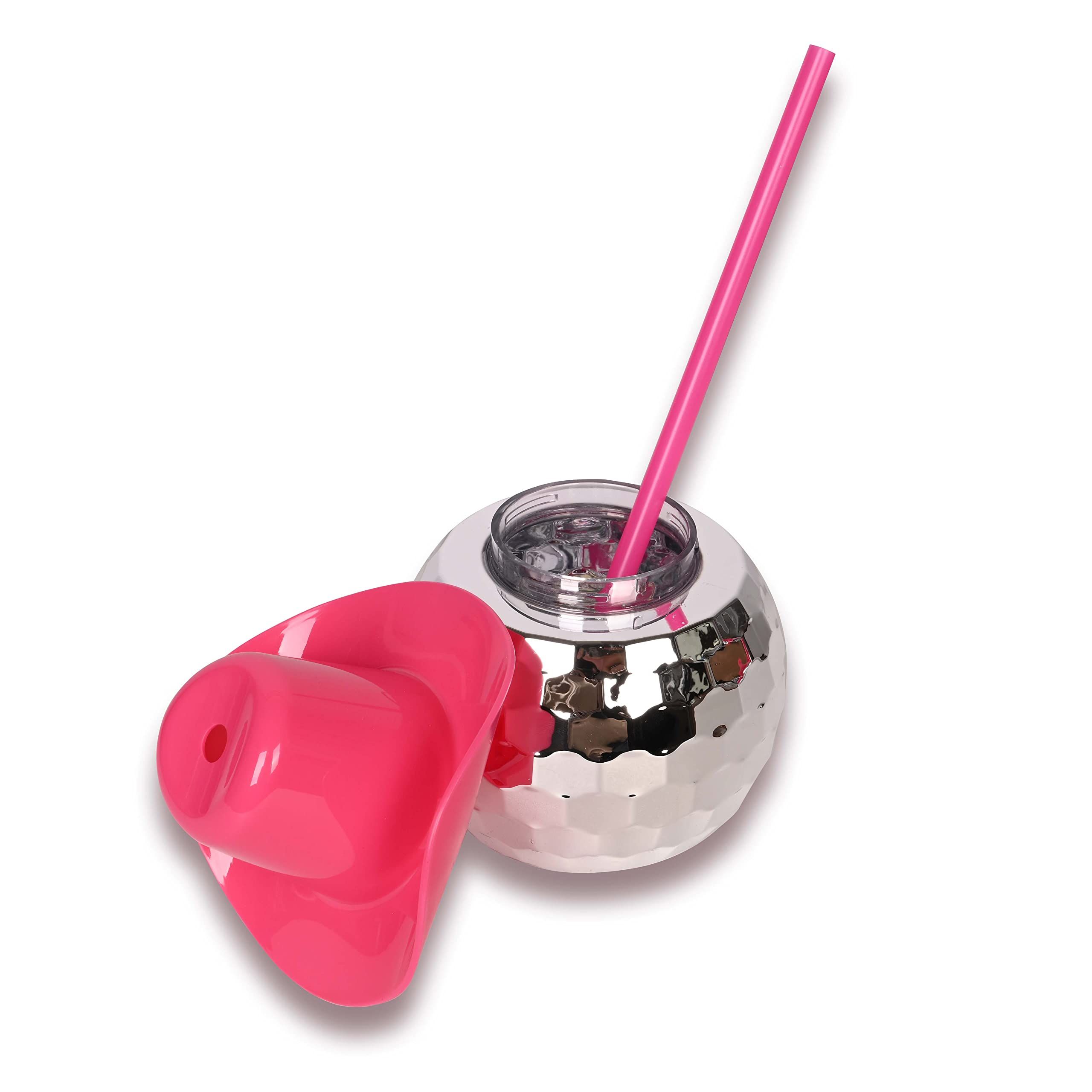 Disco Ball 17 oz Drink Tumbler with Straw view 2