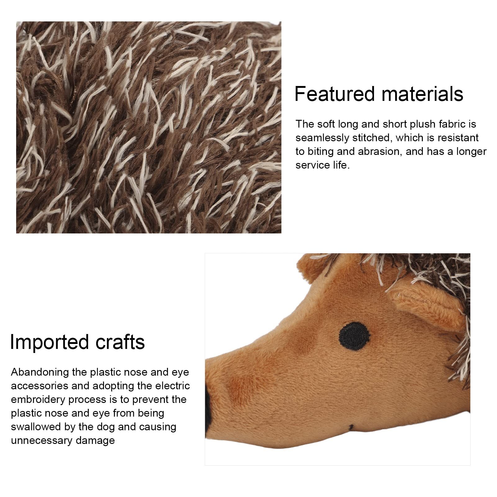 Soft Animal Plush Hedgehog Toy Dog Stuffed Toys view 3