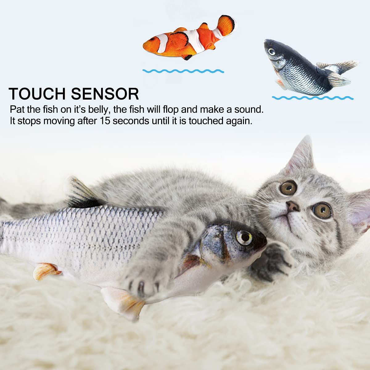 Automatic Flopping Fish with view 2