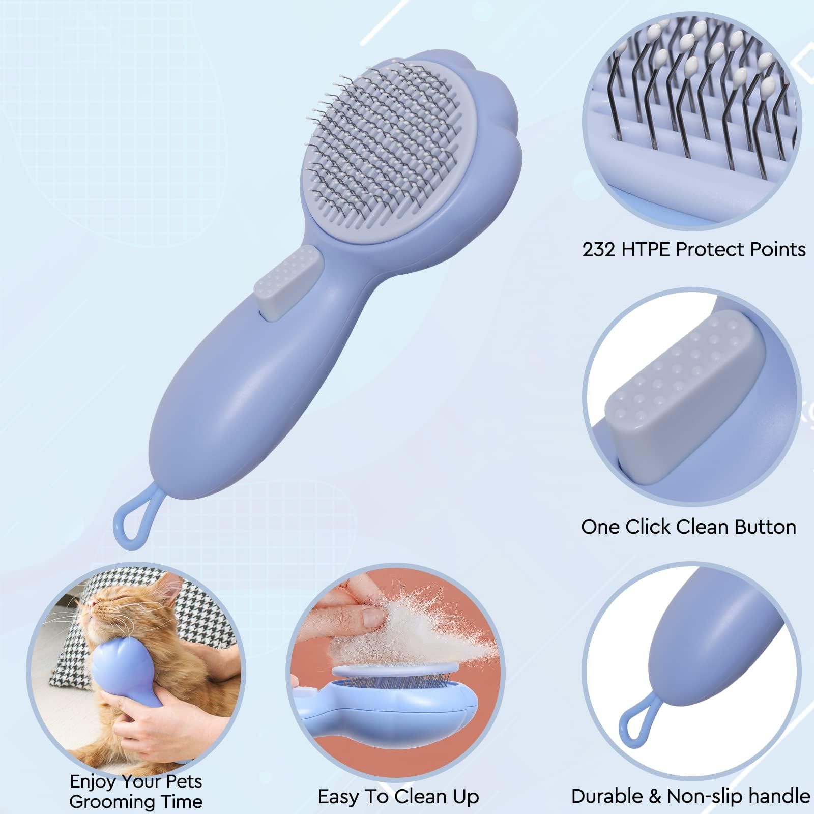 Cat Grooming Glove Brush view 2