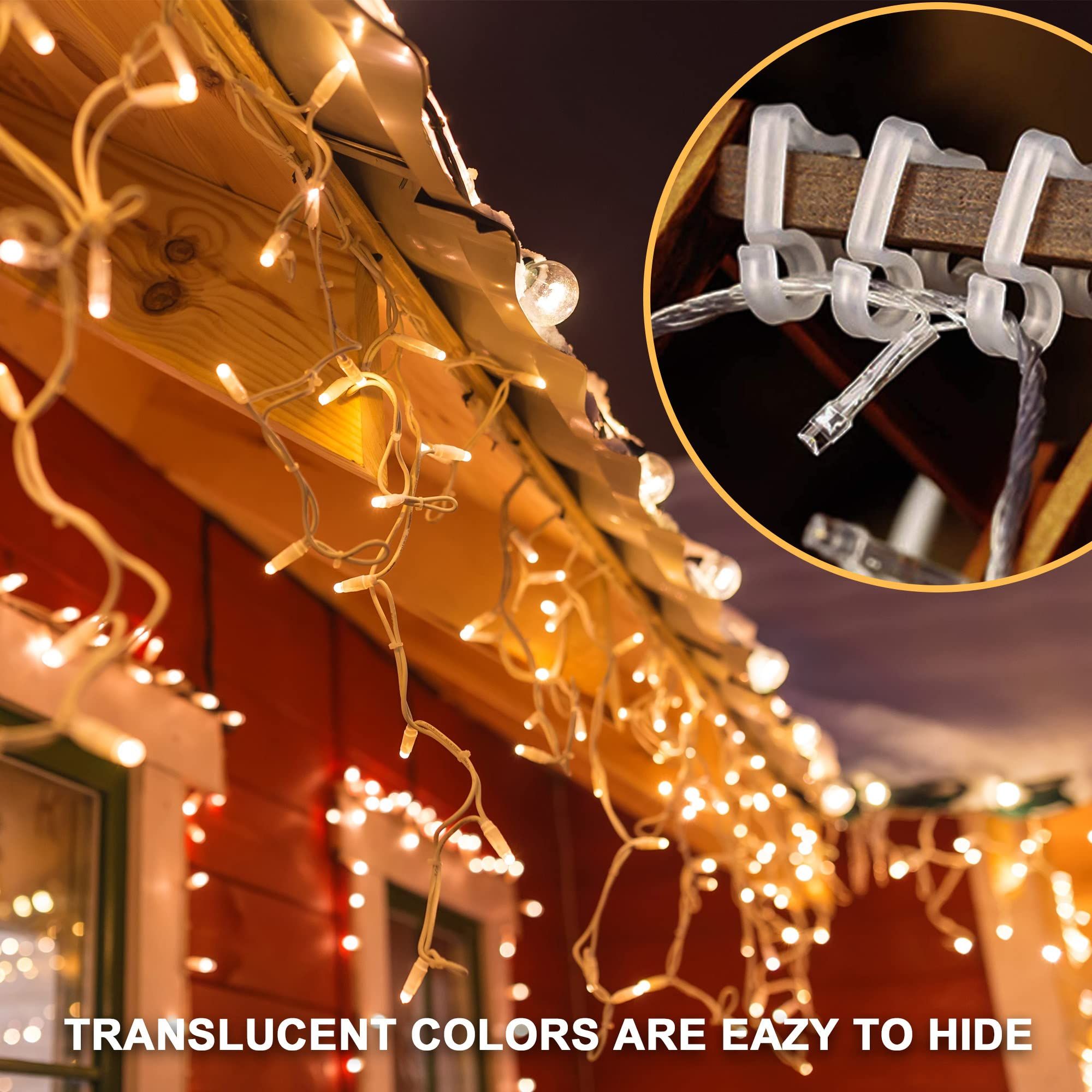Holiday Light Clips Light Clips Outdoor Hang Gutter Hooks for Christmas view 5