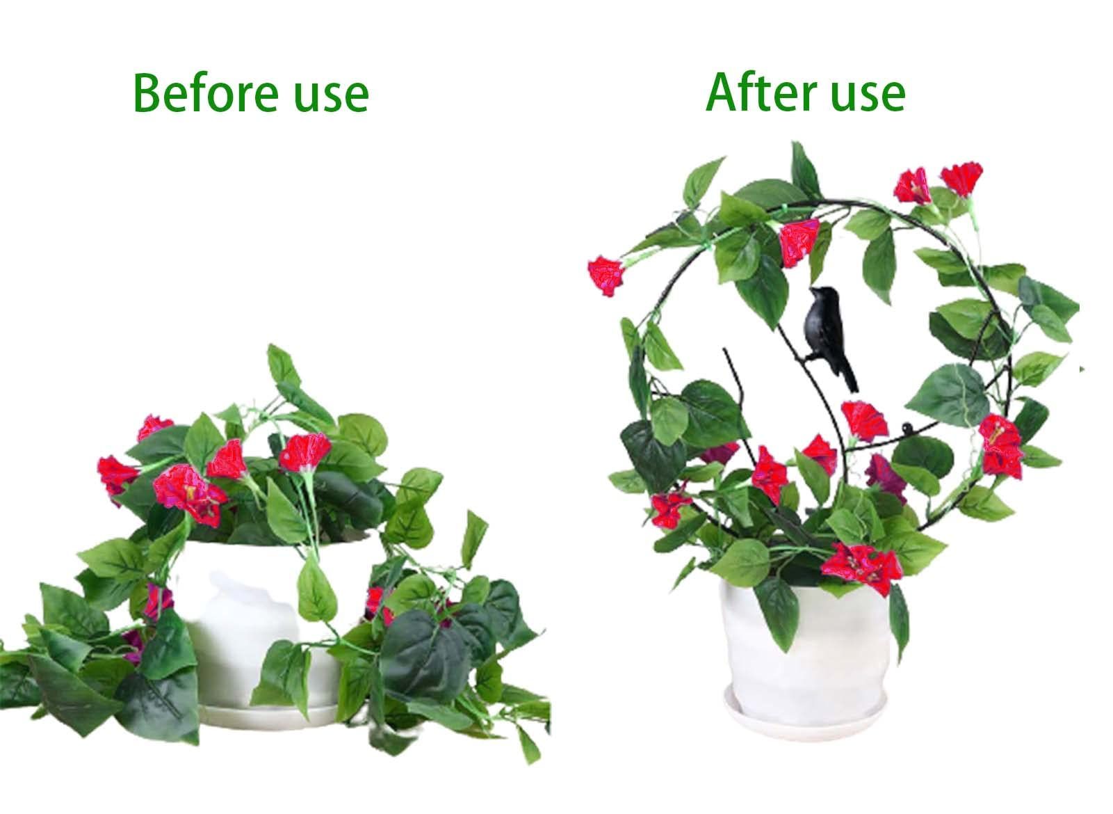 2 Pcs Iron Garden Trellis for Climbing Plants view 2