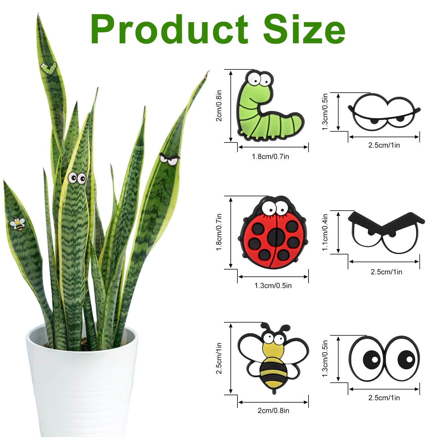 6pcs Plant Magnets Eyes for Potted Plants view 2