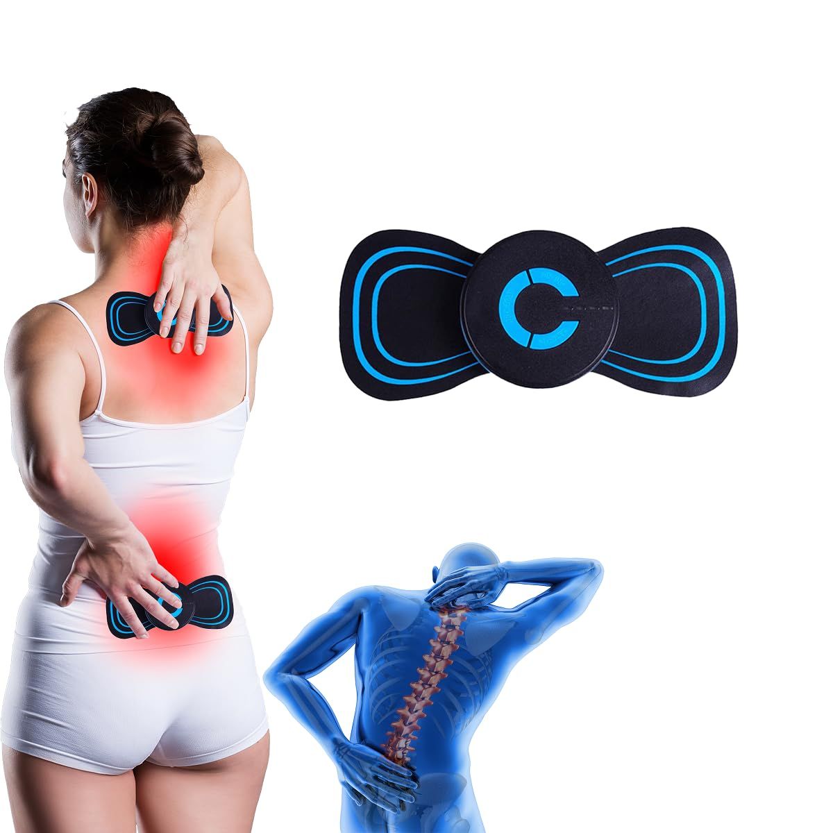 Whole Body Mas-ager, Mini Neck and Cervical Vertebra Mass-ager,Portable Mat