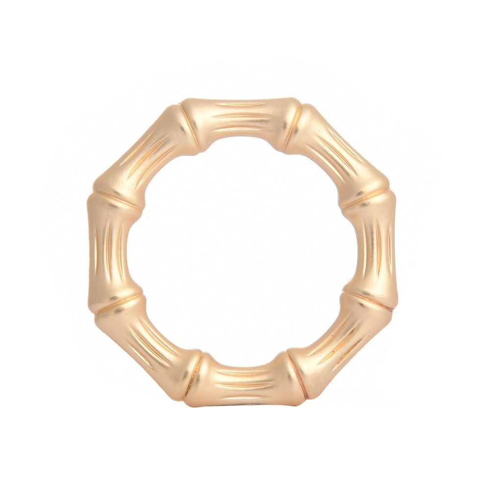 24 Pieces Metal Napkin Ring Holders Bamboo Knuckles Style Gold Napkin Holder