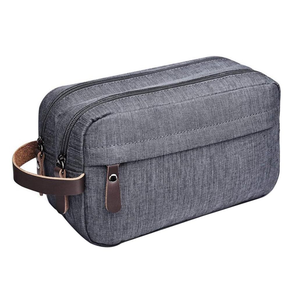 Canvas Toiletry Bag Men Travel Toiletry Bag 3.5x5.9x9.8 inch Shaving Bags Kit