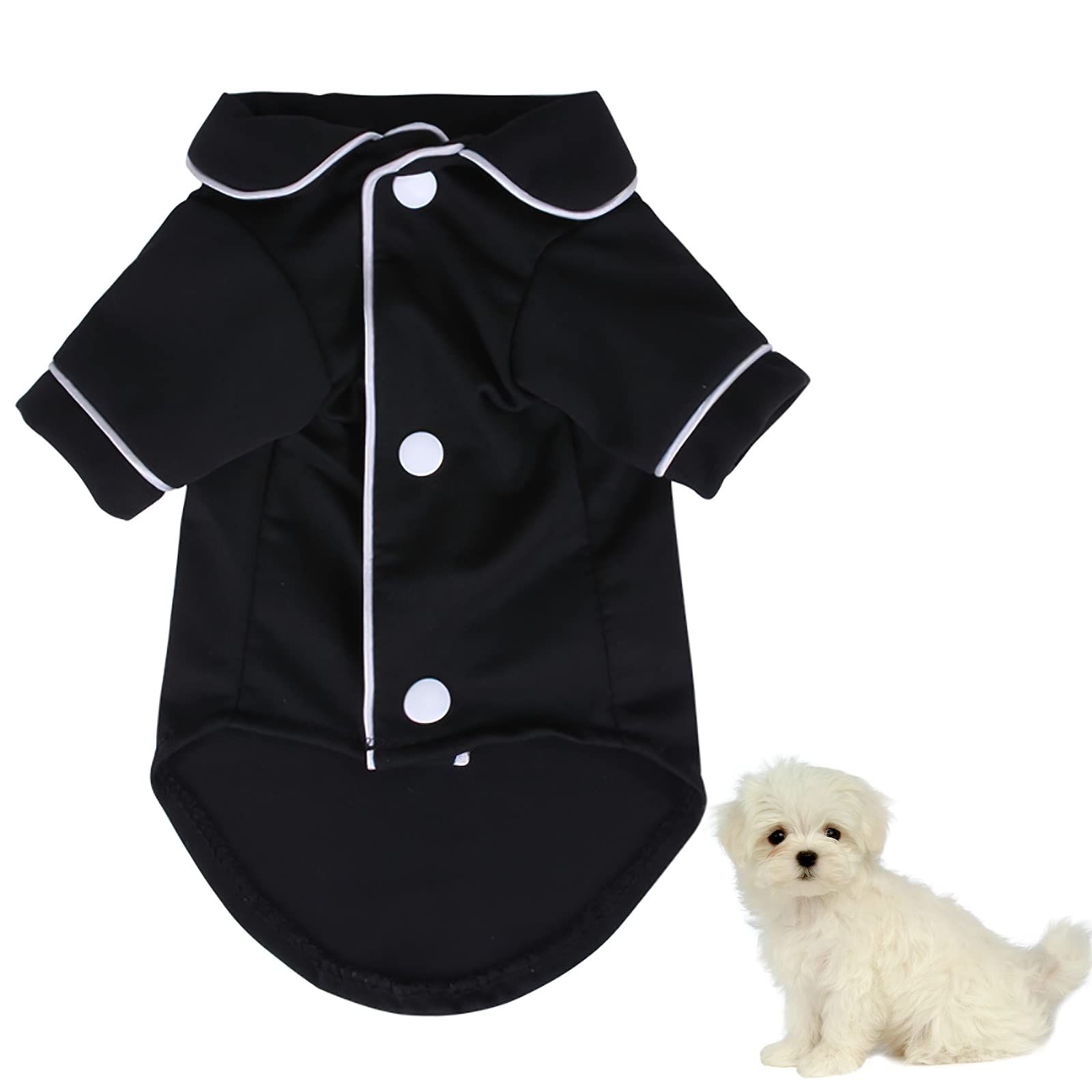 Baby black Dog Pajamas for Girl Small Medium Dogs