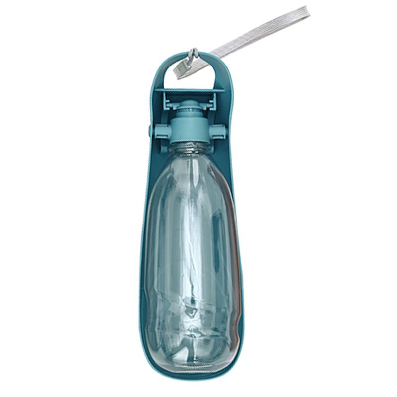 19oz Dog Water Bottle, Collapsible Dog Travel Water Bottle, Portable Dog Water