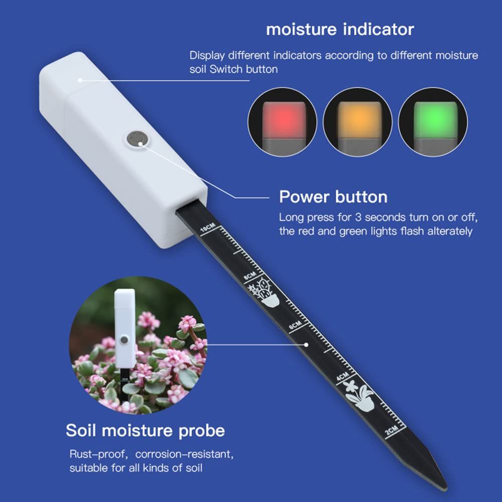 Soil Moisture Meter,Plant Water Meter for House Plants, Indoor Potted Plants & view 3