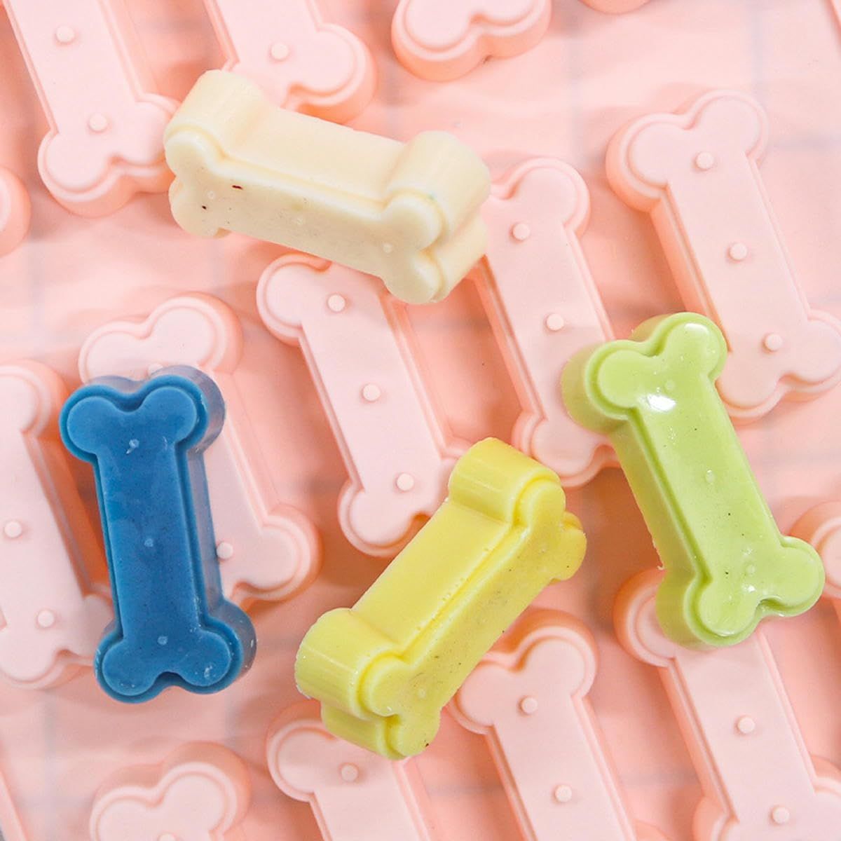 2 Pack Value Silicone Molds Pet Mini Treat Bones view 4