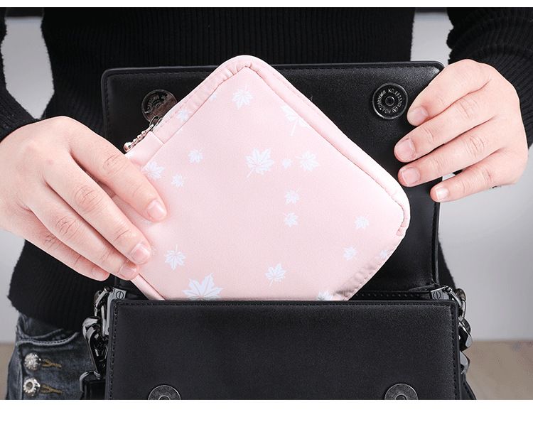 4 Pieces Sanitary Napkin Storage Bag Menstrual Pad Bag Nursing Pad Holder view 5