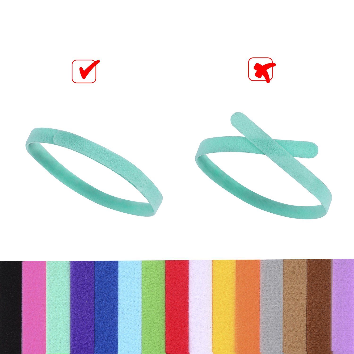15 Colors Puppy ID Collars Whelping Dog Band Newborn Soft Fabric Adjustable view 2