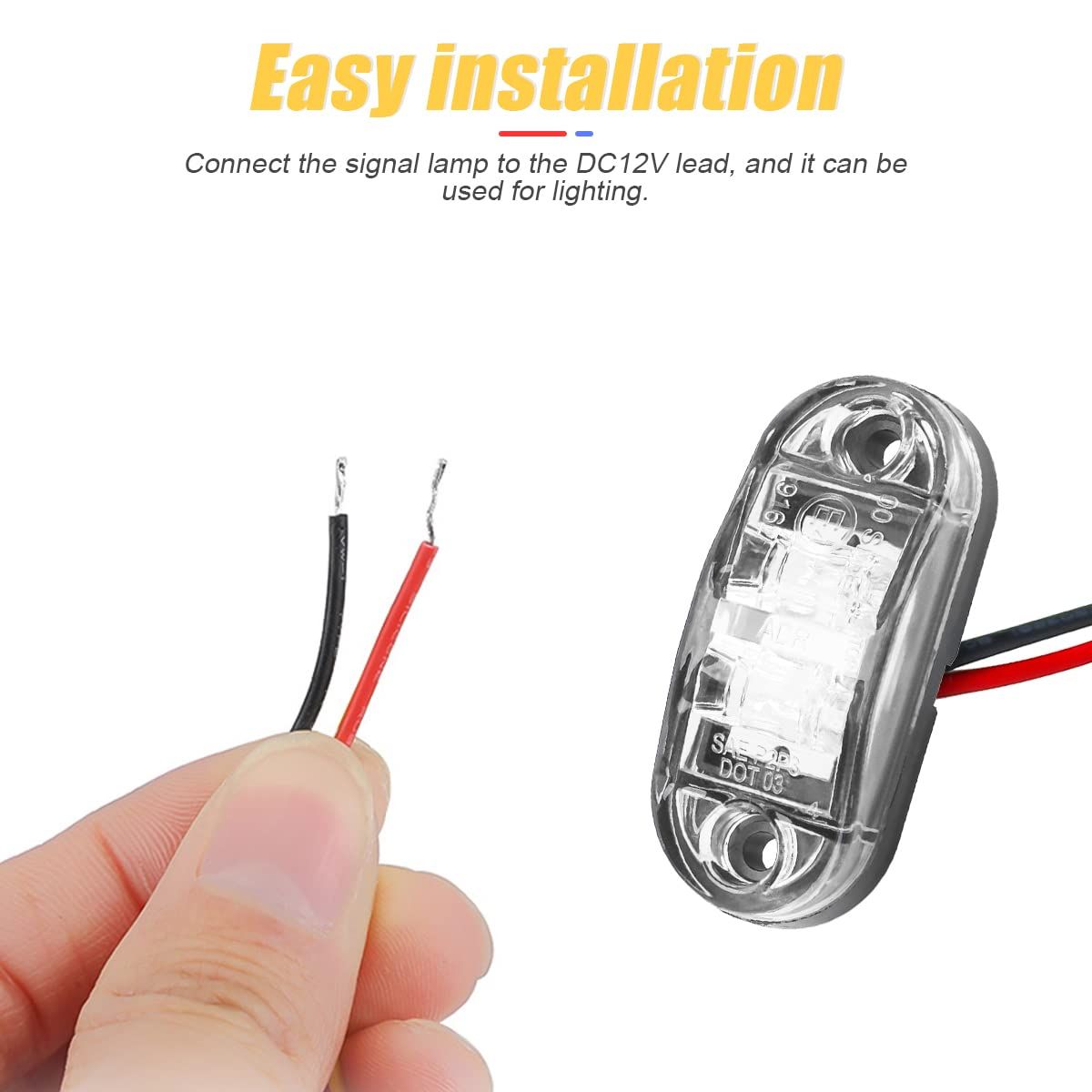 2PCS LED Side Marker Light view 5