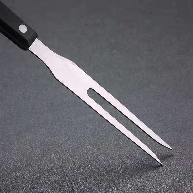 Carving Fork Pot Forks Stainless Steel Meat Serving Fork with Plastic Handle view 4