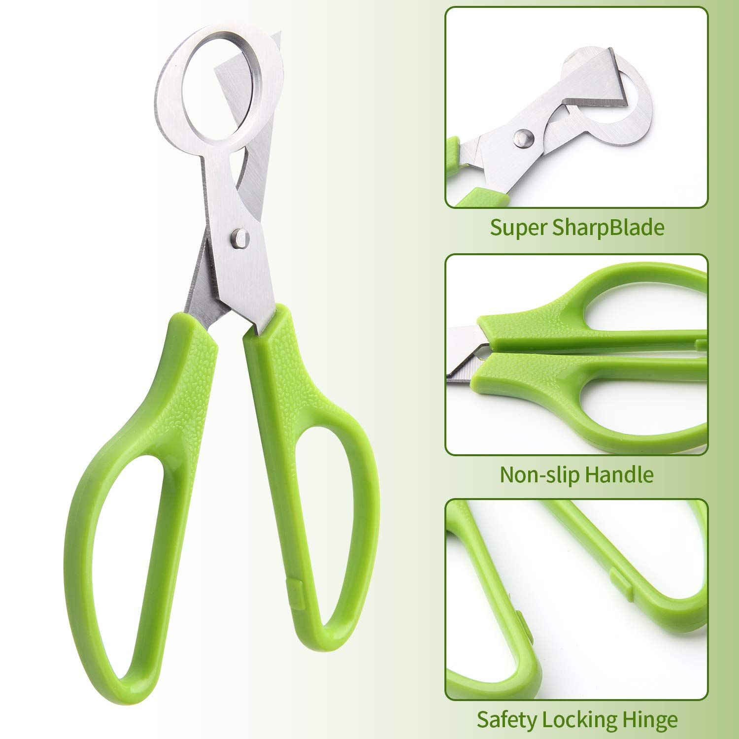 Pigeon Bird Quail Egg Cutter Tool Quail Egg Scissors Opener Cracker Stainless view 4