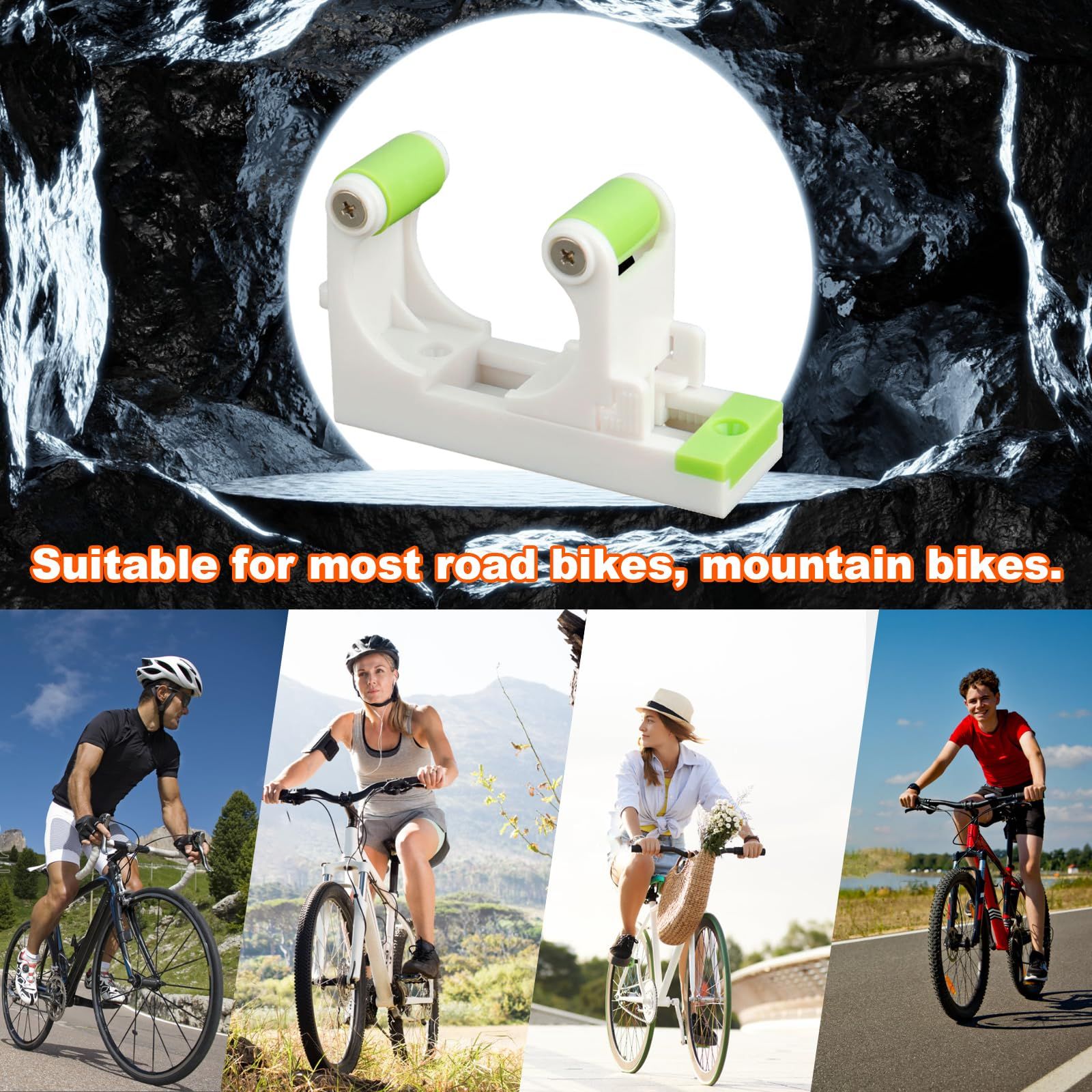 Bike Wall Mount, Adjustable Indoor Hanging Bike Rack for Garage or Home view 5