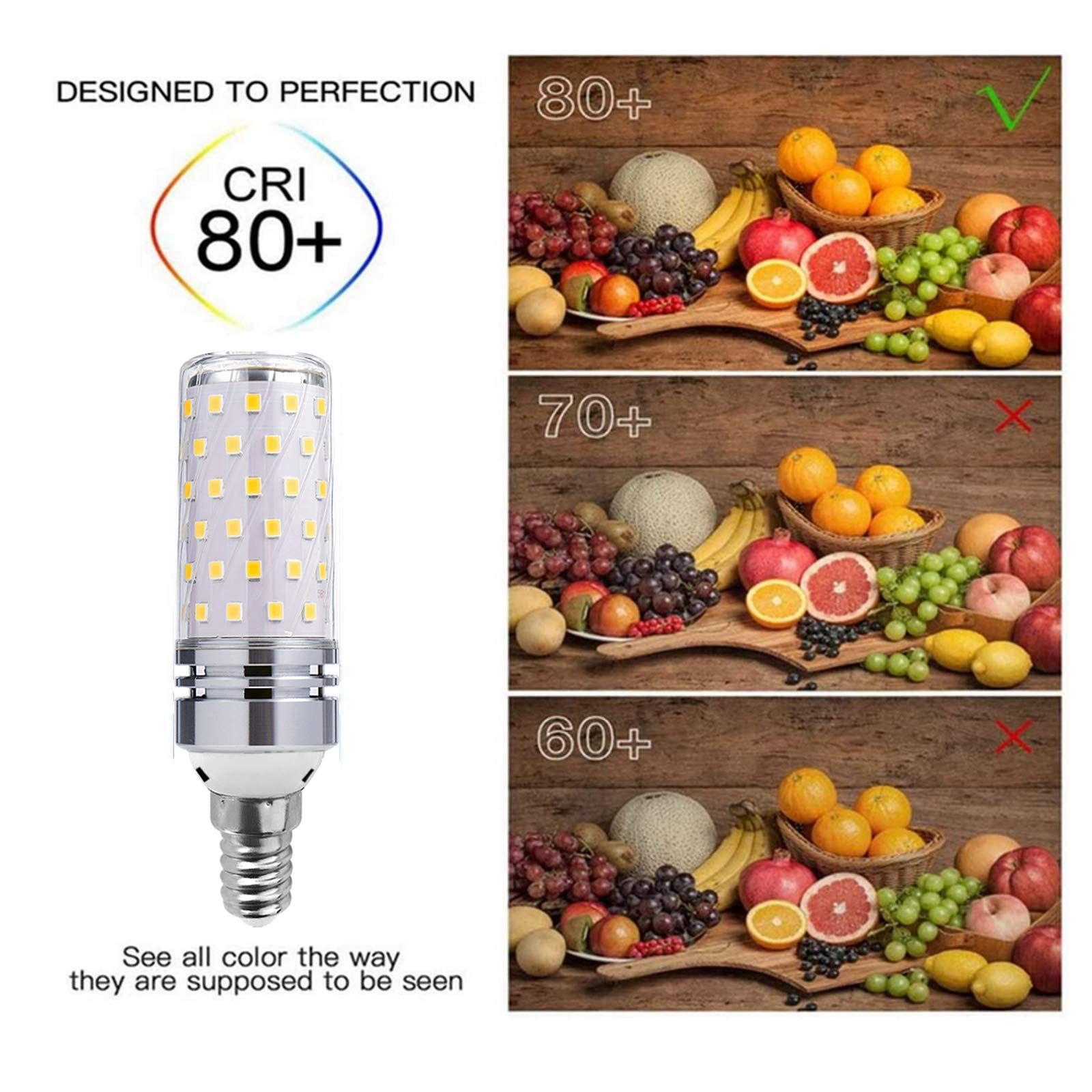 E14 LED Corn Bulbs 4000K view 4