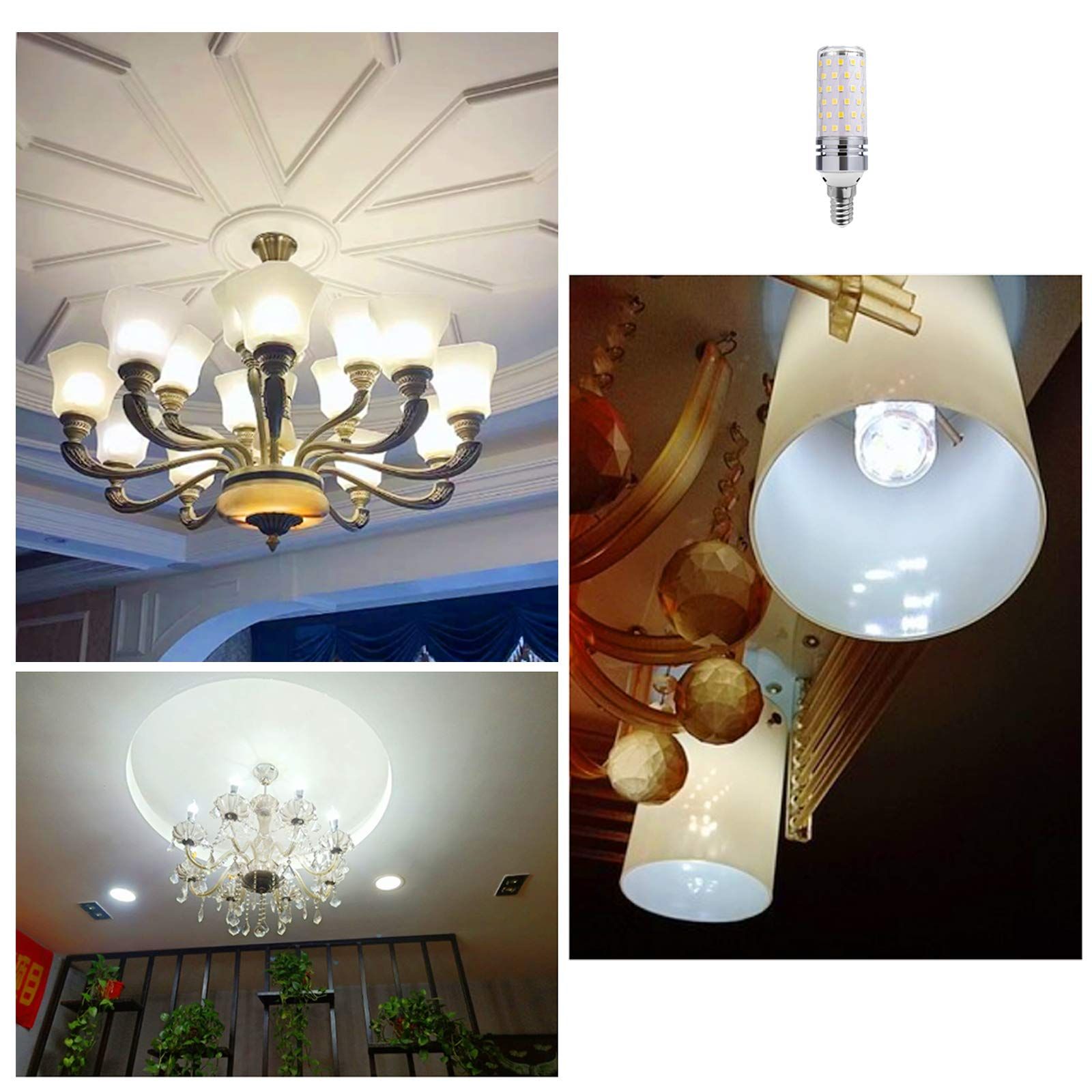 E14 LED Corn Bulbs 4000K view 5
