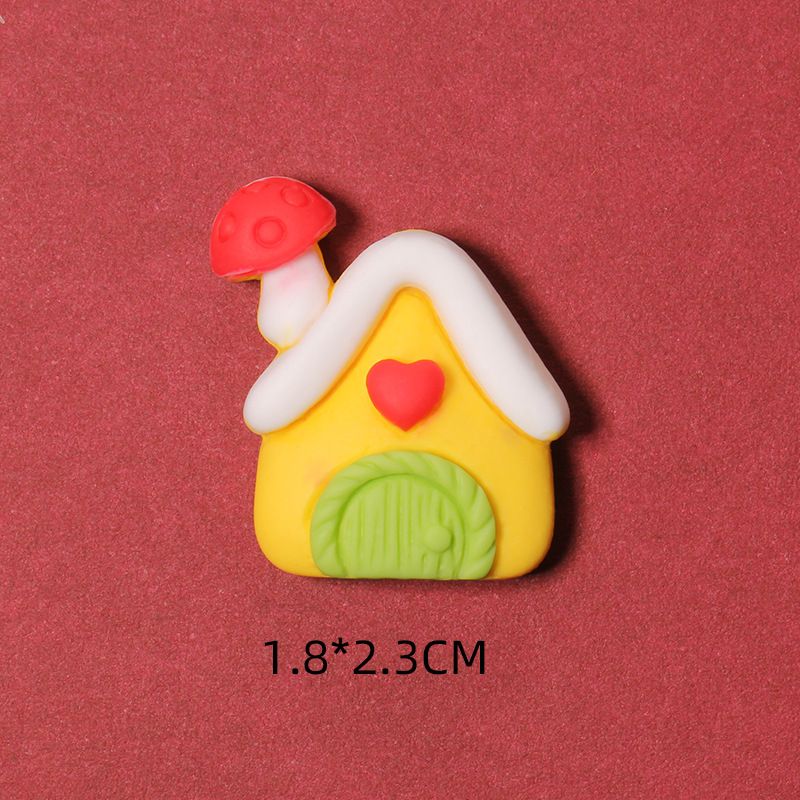 Christmas Embellishments Winter Cartoon Xmas Tree Gift Flatback Resin for view 4