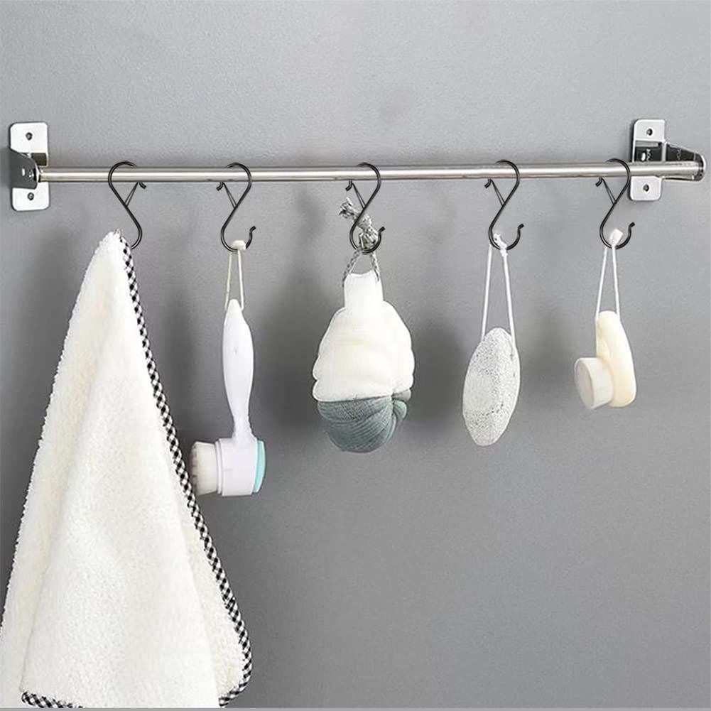 6 Pack S Hooks for Hanging view 4