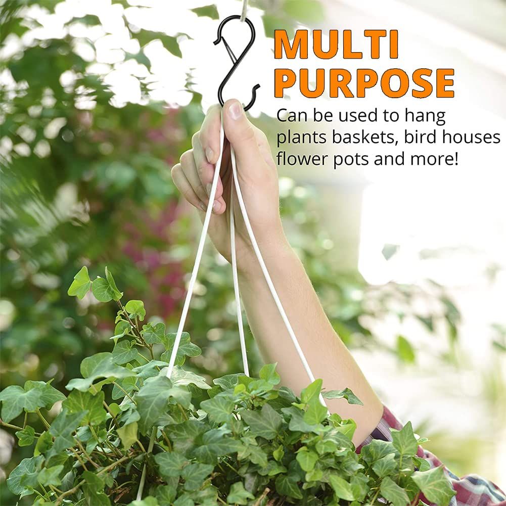 6 Pack S Hooks for Hanging view 5