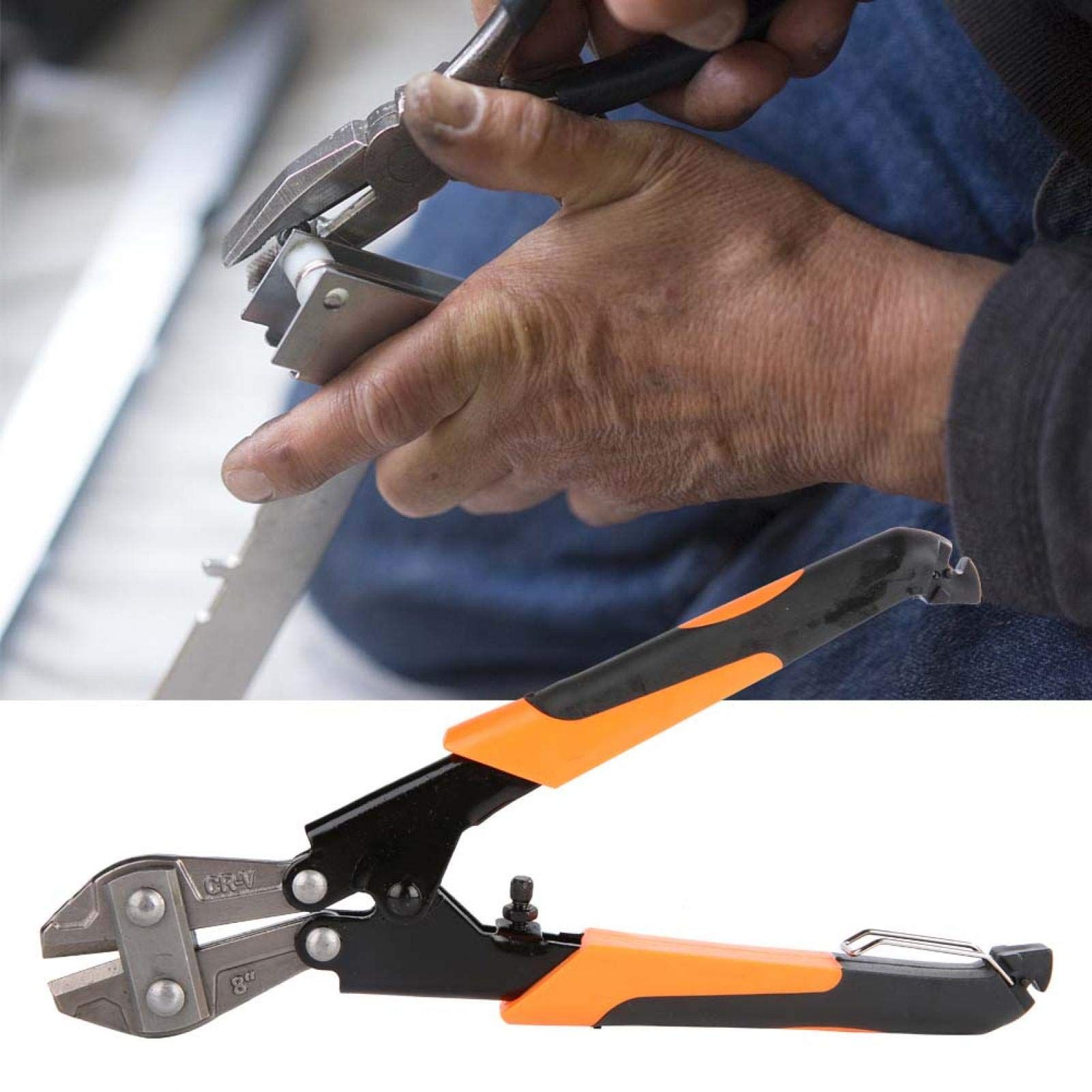 Bolt Cutter, Heavy duty Mini-Bolt Cutters, Cable Pliers, Wire Pliers, 8inch view 3